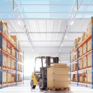 Forklift Operator in warehouse