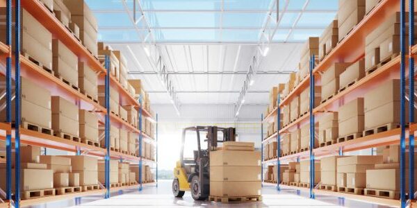 Forklift Operator in warehouse